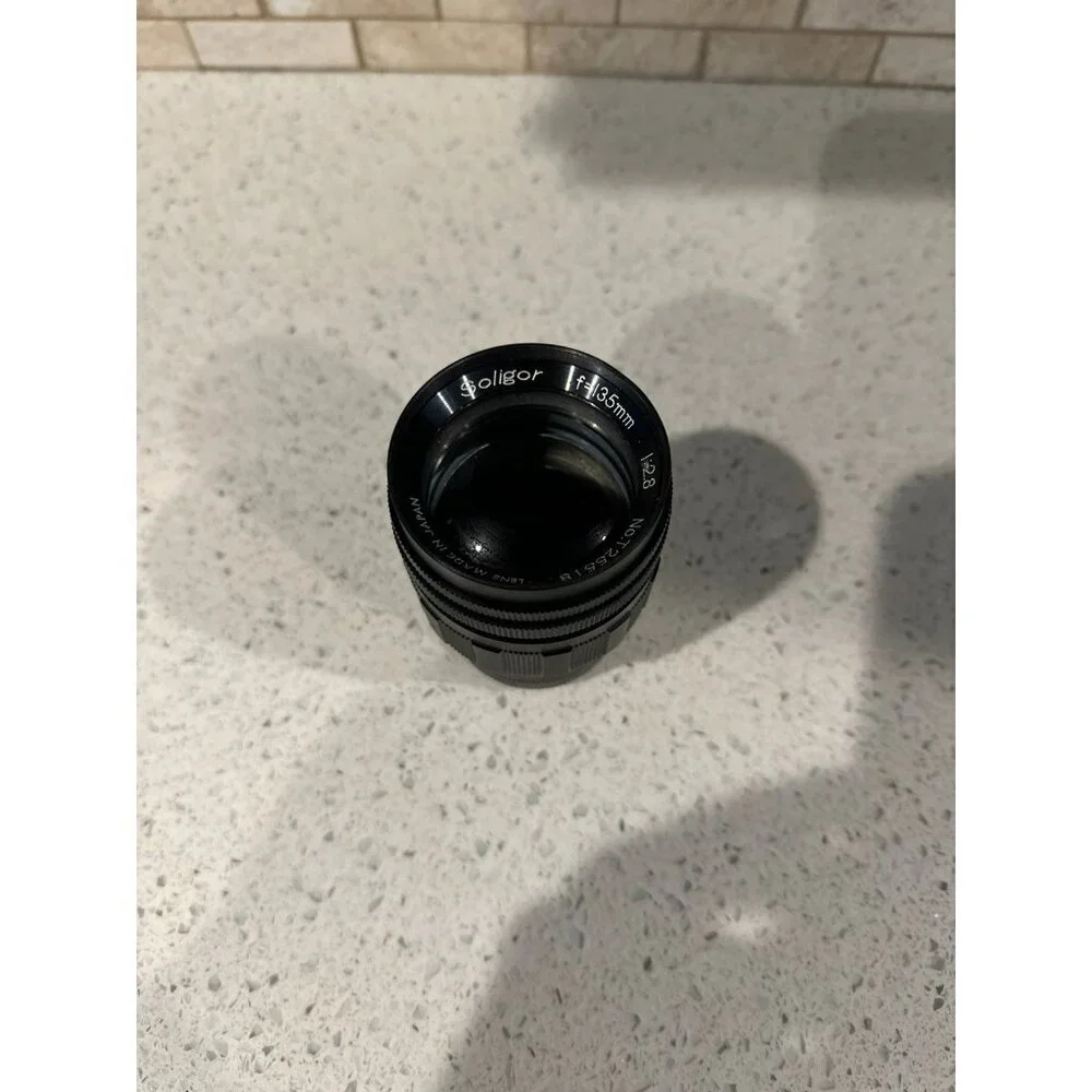 vintage soligor lens F=135mm 1:2.8 screw on‎ mount pentax no.T25518